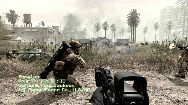 multiplayer call of duty modern warfare 4